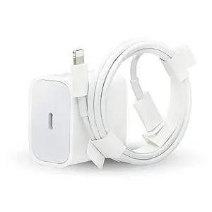 Apple Super Fast PD Adapter 20w Original Fast Charger & Cable Compatible with iPhone, iPad & Air pods
