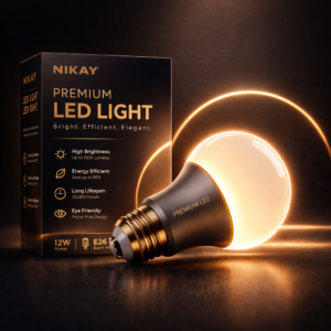 NIKAY 12W Hammer Led Bulb | 65K Lumen | 4KV Surge Protection | B22d 90Lm/W | Pack of 1