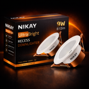 NIKAY UltraBright 9W LED Recess Downlighter
