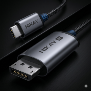NIKAY 8K USB-C to DisplayPort 1.4 Cable