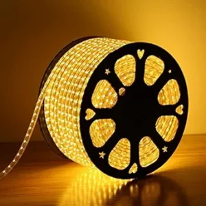 NIKAY 30 Meter LED Rope Light for Decoration-Waterproof Decorative Lights,Cove Light for Ceiling | LED Pipe Light for Home Decor | Led Strip Lights for Diwali Decoration,Birthday (Warm White)